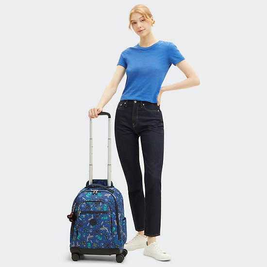 New Zea Printed 15" Laptop Rolling Backpack, Undersea Party, large