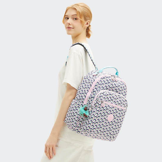 Seoul Large Printed 15" Laptop Backpack, Geo Shell, large