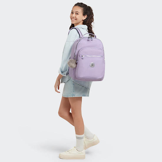 Seoul Large 15" Laptop Backpack, Bridal Lavender, large