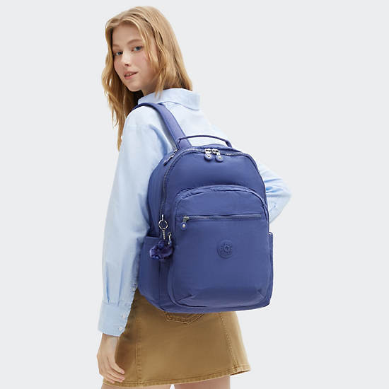 Seoul Large 15" Laptop Backpack, Ocean Blue, large