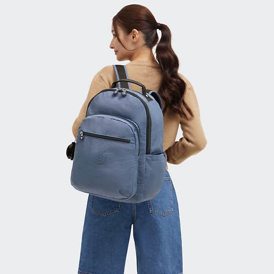 Seoul Large 15" Laptop Backpack, Blue Lover, large