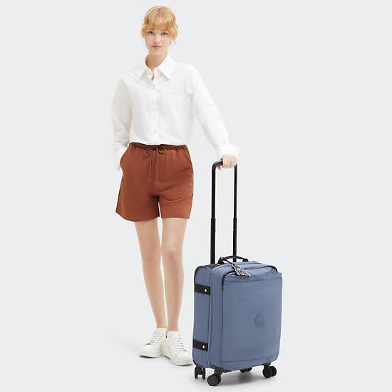 Spontaneous Small Rolling Luggage, Blue Lover, large