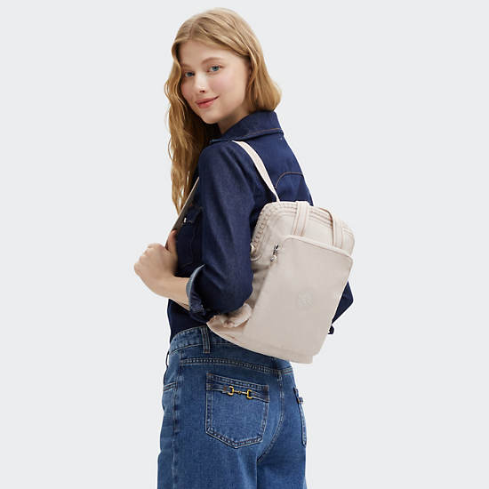 Kazuki Small Backpack, Hideaway Beige, large