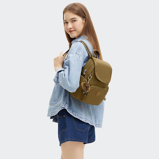 City Zip Mini Backpack, Dry Laurel, large