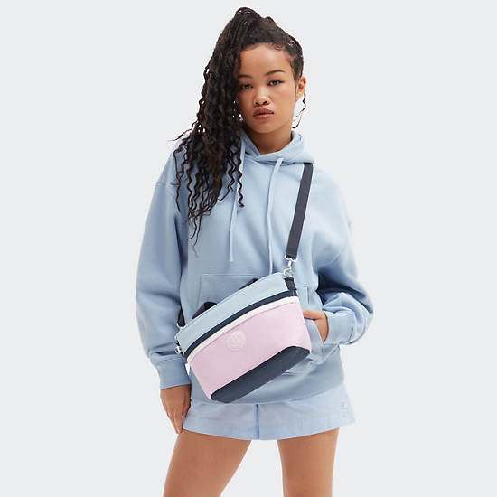 Minta Shoulder Bag, Pink Blue, large