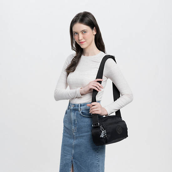 Jenera Small Crossbody Bag, Scale Black Jacquard, large