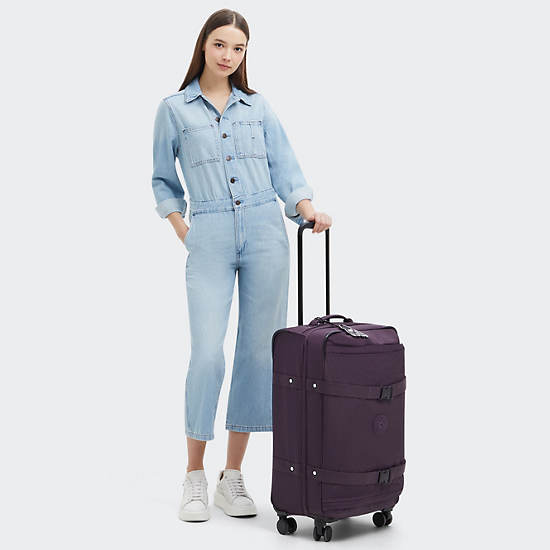 Spontaneous Medium Rolling Luggage, Ultimate Plum, large