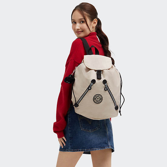 New Fundamental Large Backpack, Back To Beige H, large