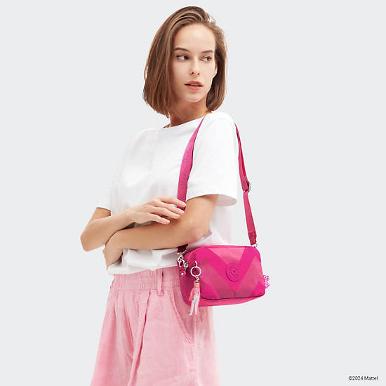 Milda Barbie Crossbody Bag, Power Pink, large