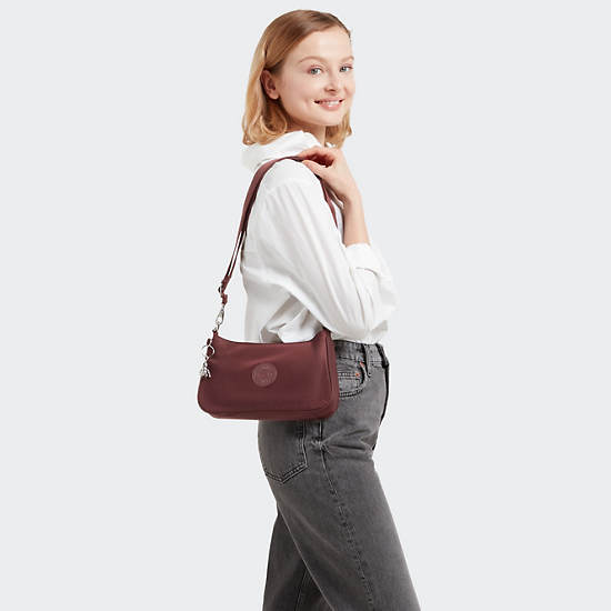 Lauri Shoulder Bag, Deep Aubergine, large