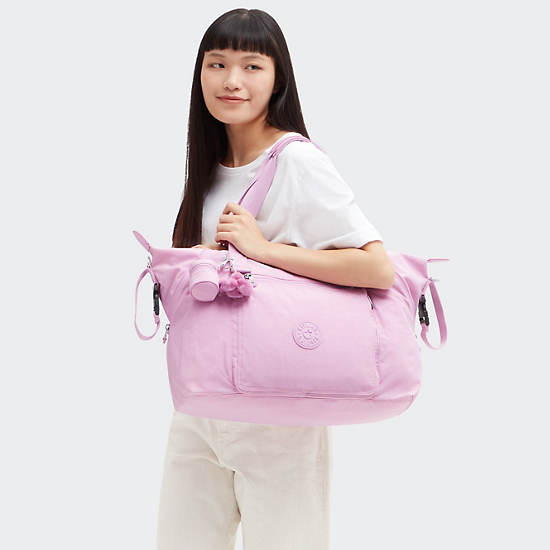 Art Medium Baby Diaper Bag, Blooming Pink, large