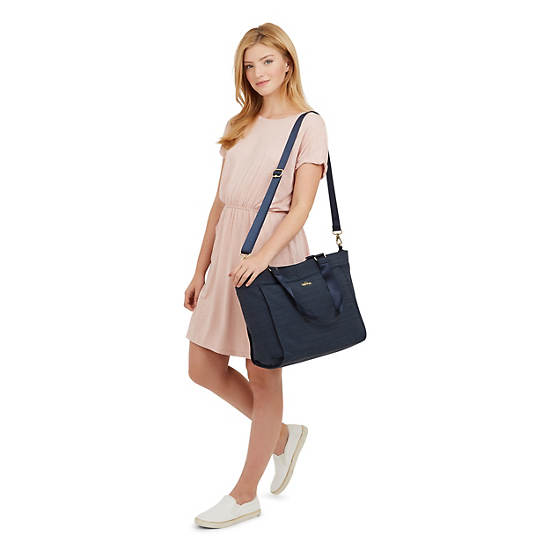 New Shopper Large Tote, True Dazz Navy, large