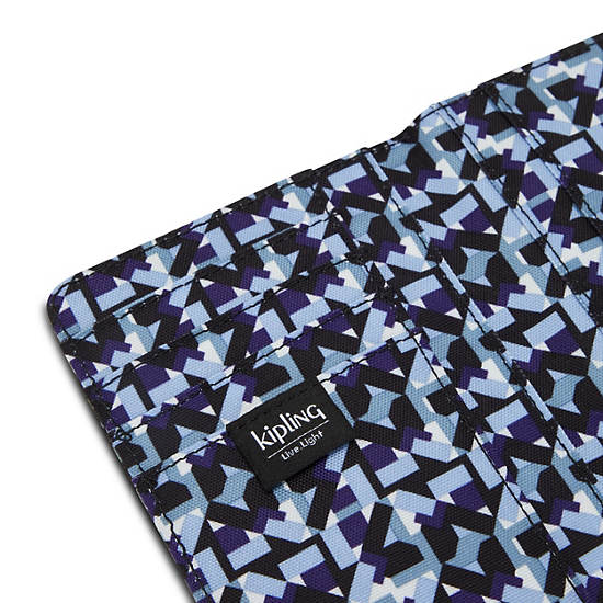 Passport Printed Case Holder, Powder Blue, large Passport Printed Case Holder, Powder Blue, large