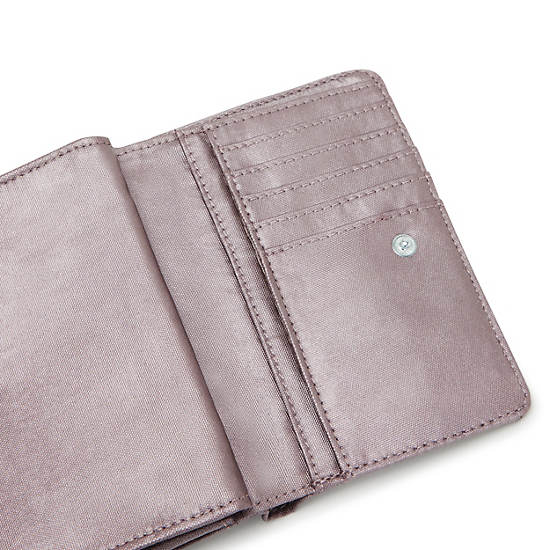 Pixi Medium Metallic Organizer Wallet, Sign Beige Emb, large Pixi Medium Metallic Organizer Wallet, Sign Beige Emb, large