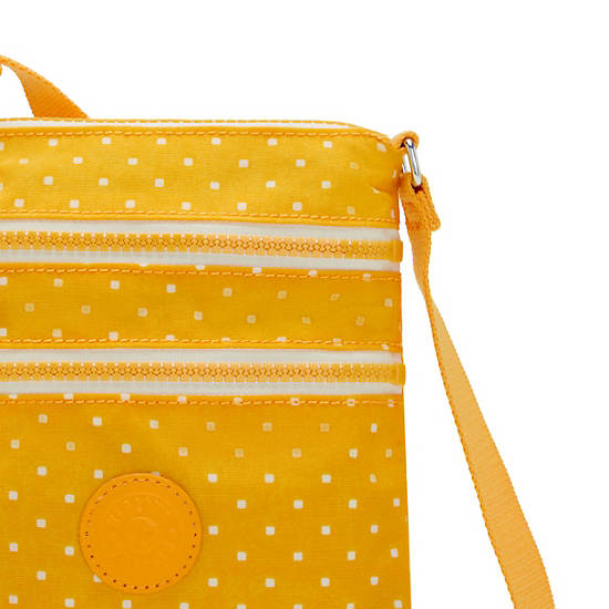 Alvar Extra Small Printed Mini Bag, Soft Dot Yellow, large
