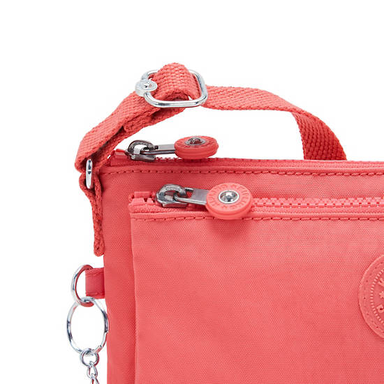 Mikaela Crossbody Bag, Coral Crush, large
