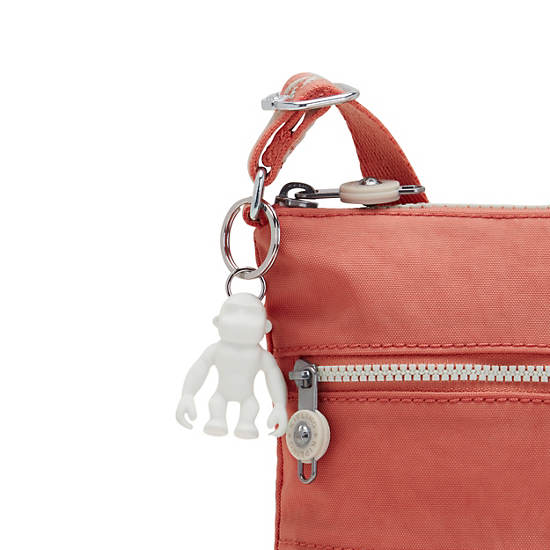Keiko Crossbody Mini Bag, Pink Mermaid Embossed, large Keiko Crossbody Mini Bag, Pink Mermaid Embossed, large