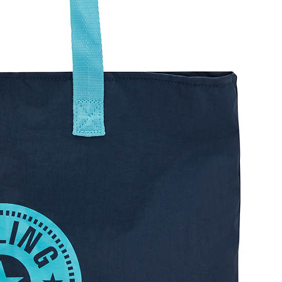 Hip Hurray Packable Tote Bag, True Blue, large