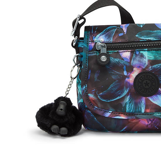 Sabian Printed Crossbody Mini Bag, Spectral Orchid, large