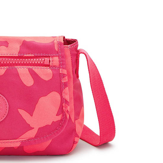 Sabian Printed Crossbody Mini Bag, Coral Flower, large Sabian Printed Crossbody Mini Bag, Coral Flower, large