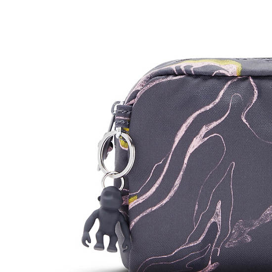 Gleam Printed Pouch, Soft Marble, large