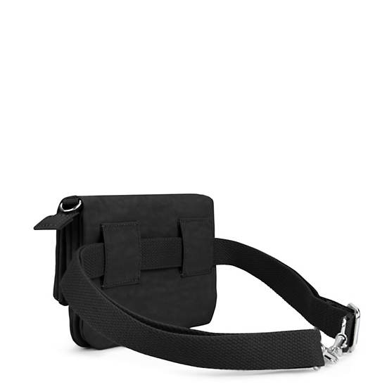 Lynne Convertible Crossbody Bag, Black Tonal, large