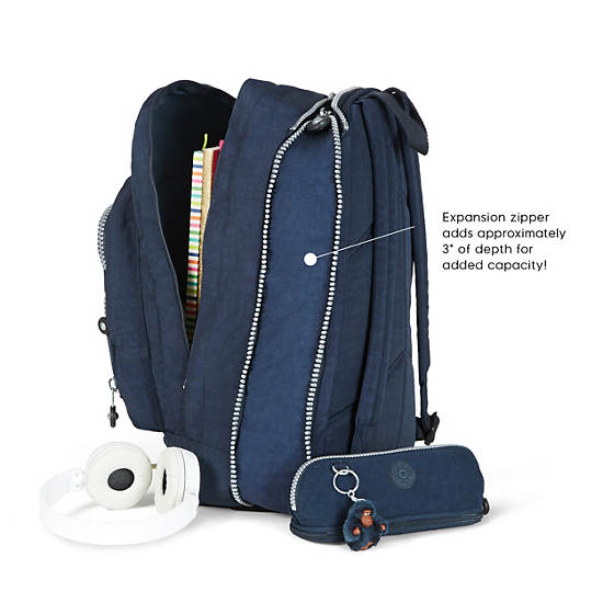 Hal Large Expandable Backpack, Black, large