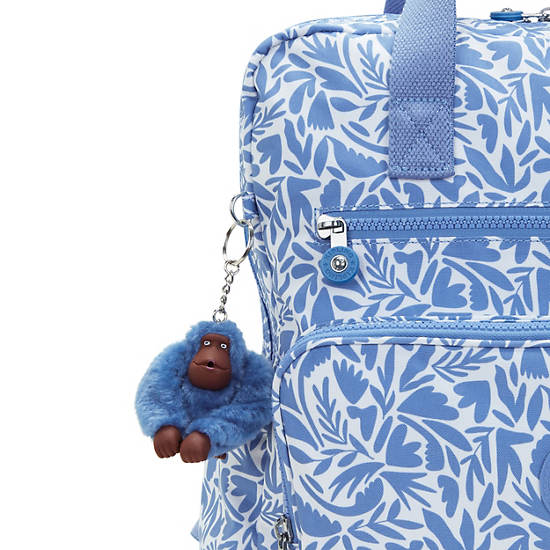 Audrie Printed Diaper Backpack, Summer Bouquet, large