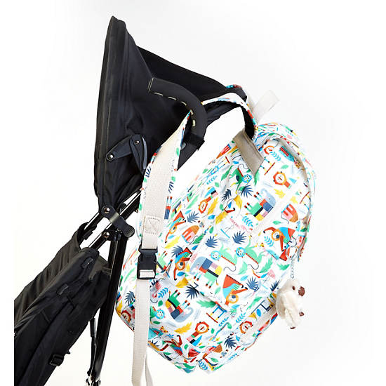 Zax Backpack Diaper Bag, True Blue, large