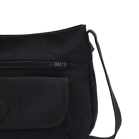 Syro Crossbody Bag, Black Tonal, large