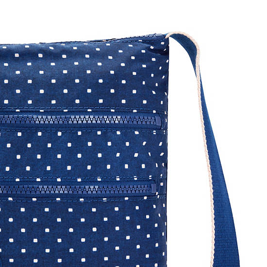 Alvar Printed Crossbody Bag, Soft Dot Blue, large