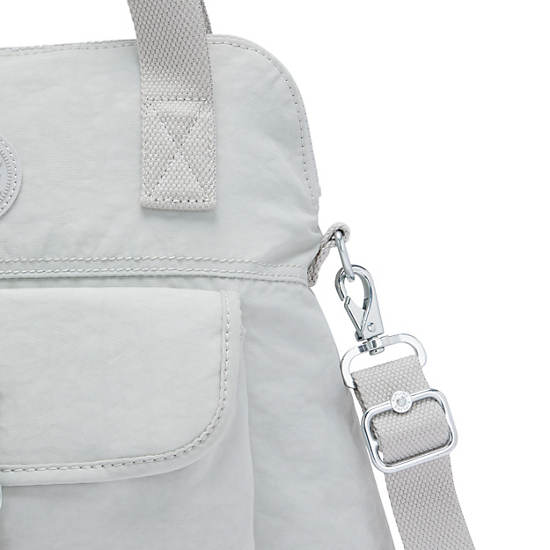 Pahneiro Handbag, Shell Grey, large