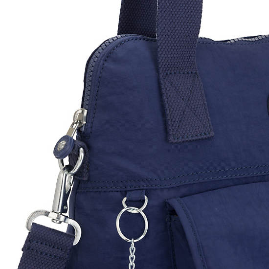 Pahneiro Handbag, Ink Blue Tonal, large