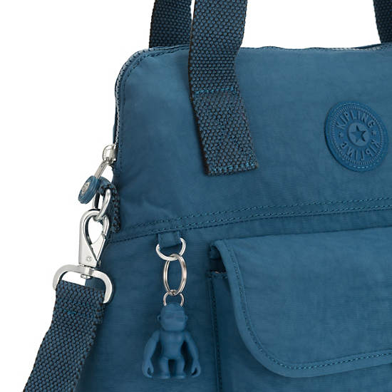 Pahneiro Handbag, Mystic Blue, large