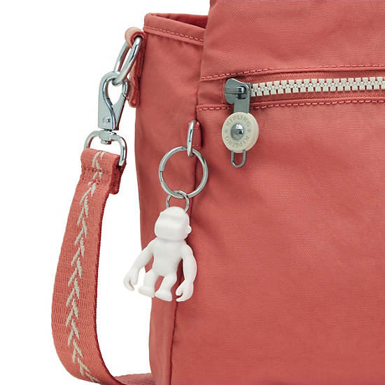 Elysia Shoulder Bag, Pink Mermaid Embossed, large Elysia Shoulder Bag, Pink Mermaid Embossed, large