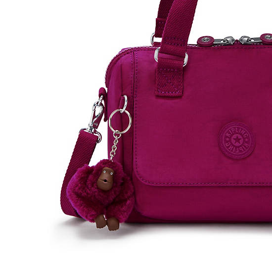 Zeva Handbag, Purple Fig, large