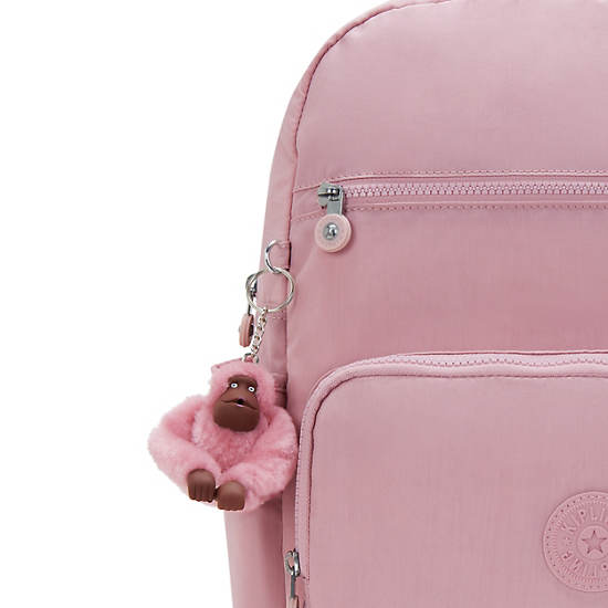 So Baby Diaper Backpack, Soft Blush, large