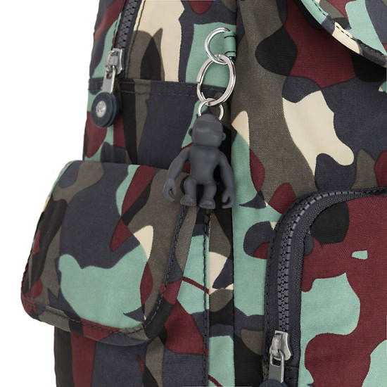 City Pack Printed Backpack, Camo, large