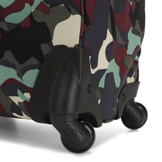 Small Carry-On Rolling Luggage, Camo, large