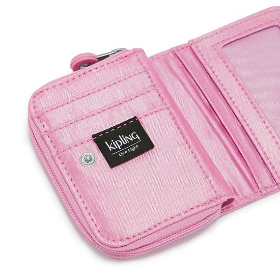 Tops Wallet, Prom Pink Metallic, large