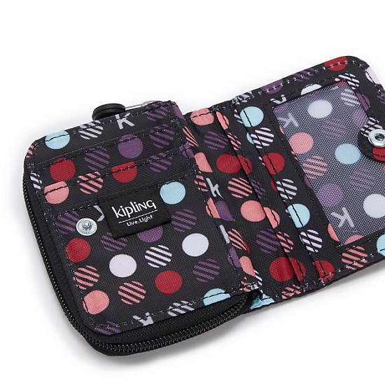 Tops Wallet, Multi Dots Red, large