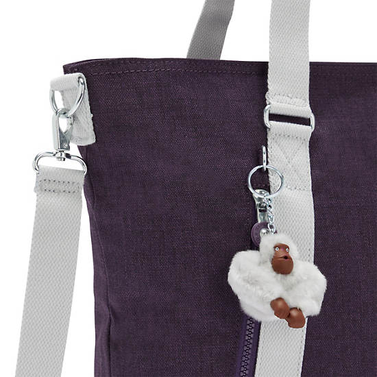 Skyler Tote Bag, Misty Purple, large