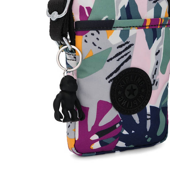 Tally Printed Crossbody Phone Bag, Lavender Blush, large