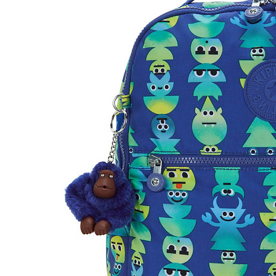 Shelden 15" Printed Laptop Backpack, Monster March, large