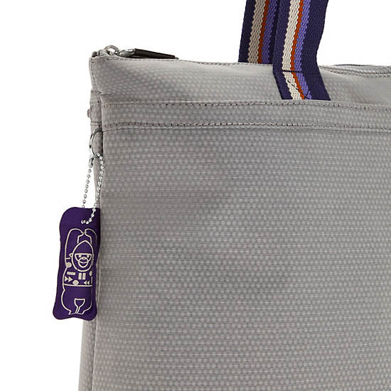 Chika 13" Laptop Tote Bag, Ice Silver Metallic, large Chika 13" Laptop Tote Bag, Ice Silver Metallic, large