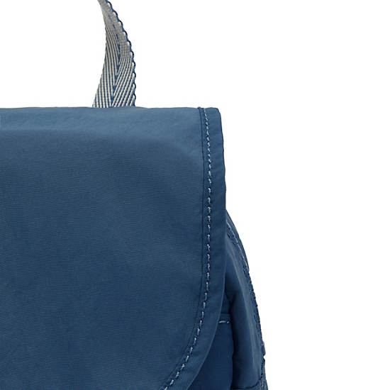 Marigold Small Backpack, Black Blue Beige, large