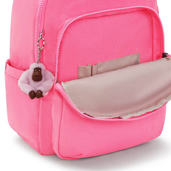 Seoul Large 15" Laptop Backpack, Pink Twinkle, large