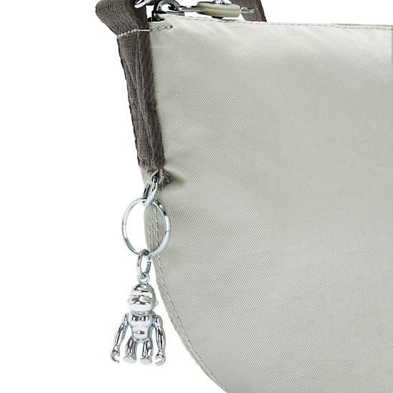 Emelia Shoulder Bag, Dynamic Silver, large