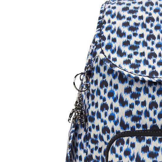 City Pack Small Backpack, Curious Leopard, large