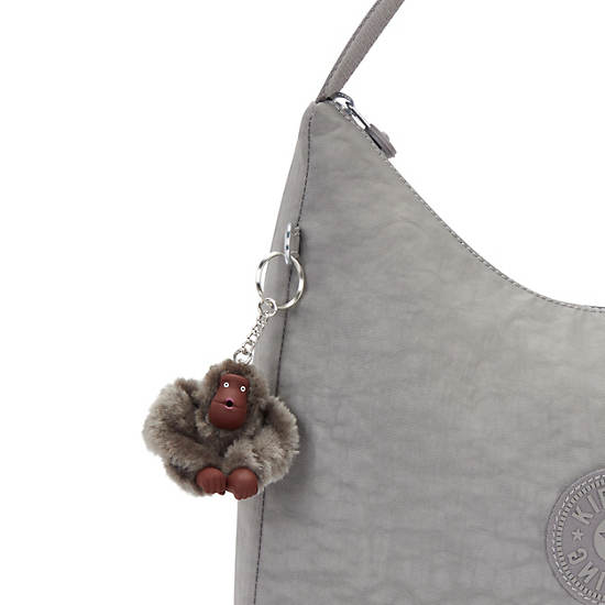 Isidora Shoulder Bag, Cloudy Grey, large